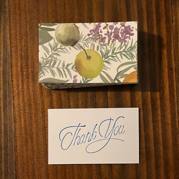 25 Handmade Floral Thank You Cards - Picture 2 of 3